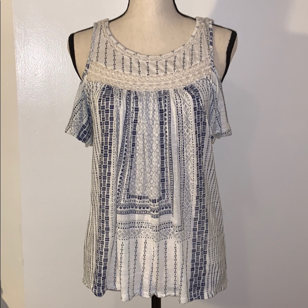 Lucky Brand off the shoulder blouse